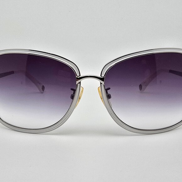 Michael Kors Tenerife M6003S 105 White Frame Purple Gradient Lens Sunglasses main image 6